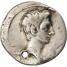 Coin, Octavian, Denarius, 30-29 BC, Uncertain Mint, VF(30-35), Silver, RIC:267