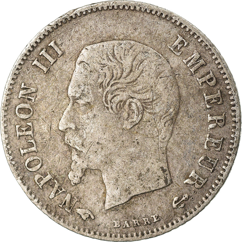 Moeda, França, Napoleon III, Napoléon III, 20 Centimes, 1860, Paris