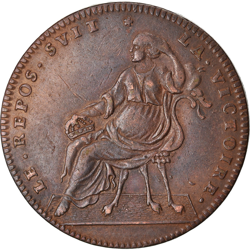 França, Token, Monarquia, Luís XIV, Paix de Ratisbonne, AU(50-53), Cobre