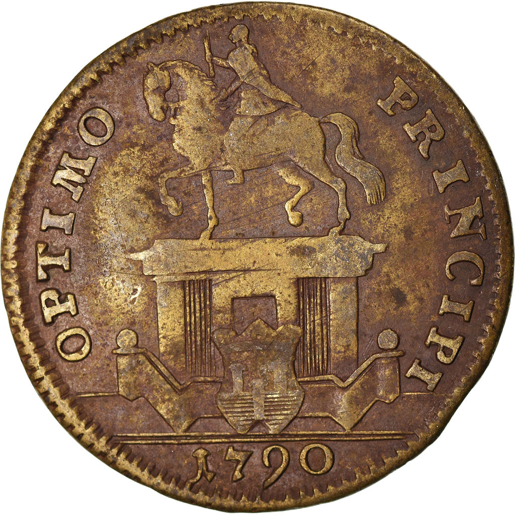Frankreich, Token, Statue de Louis XVI à Bordeaux, 1790, Nuremberg, SS