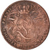Münze, Belgien, Leopold I, 5 Centimes, 1856, S+, Kupfer, KM:5.1