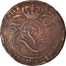 Coin, Belgium, Leopold I, 5 Centimes, 1850, VF(20-25), Copper, KM:5.1