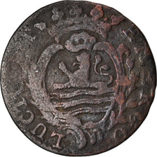Coin, Netherlands, ZEELAND, Duit, 1790, VF(20-25), Copper, KM:101.1