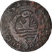 Moneta, Holandia, ZEELAND, Duit, 1790, VF(20-25), Miedź, KM:101.1