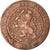 Coin, Netherlands, William III, 2-1/2 Cent, 1886, Utrecht, EF(40-45), Bronze