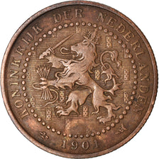 Münze, Niederlande, Wilhelmina I, Cent, 1901, S+, Bronze, KM:131