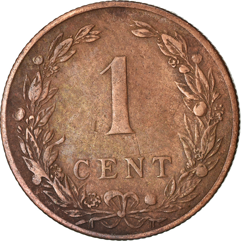 Münze, Niederlande, Wilhelmina I, Cent, 1901, S+, Bronze, KM:131
