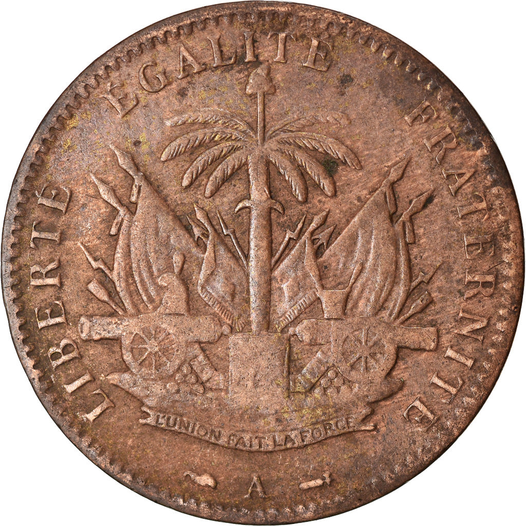 Coin, Haiti, Centime, 1894, Paris, VF(30-35), Bronze, KM:48