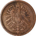 Monnaie, GERMANY - EMPIRE, Wilhelm I, 2 Pfennig, 1876, Munich, TTB, Cuivre, KM:2