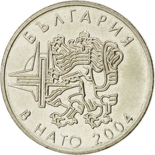 BULGARIA, 50 Stotinki, 2004, Sofia, KM #272, MS(63), Copper-Nickel-Zinc, 22.5,..