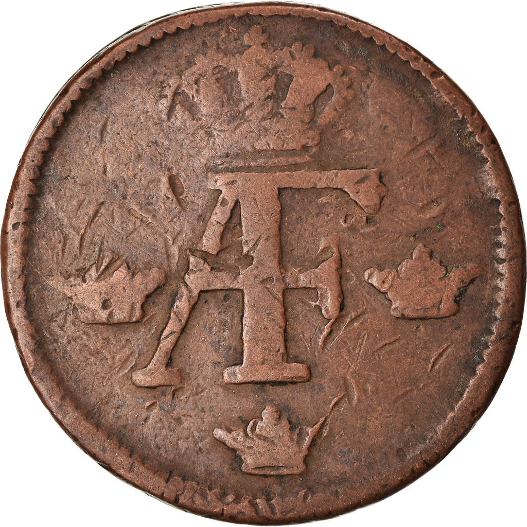 Moneta, Svezia, Adolf Frederick, Ore, S.M., 1760, B+, Rame, KM:460