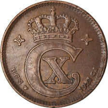 Munten, Denemarken, Christian X, 2 Öre, 1921, Copenhagen, ZF, Bronze, KM:813.2