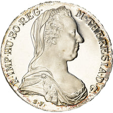 Monnaie, Autriche, Joseph II, Thaler, 1780, Vienna, Refrappe, SPL, Argent, KM:T1