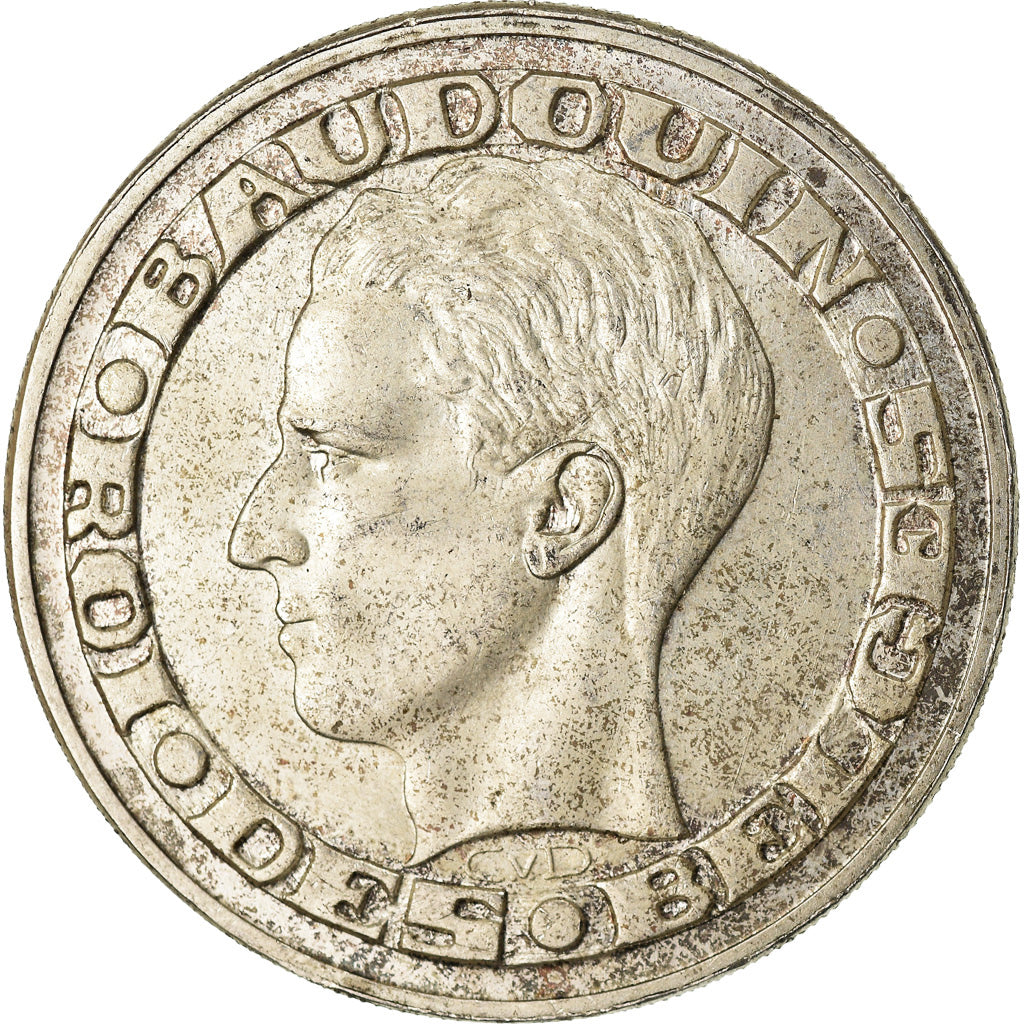 Moneta, Belgio, Baudouin I, 50 Francs, 50 Frank, 1958, SPL-, Argento, KM:150.1