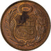 Moneta, Perù, Sol, 1949/8, Lima, BB+, Ottone, KM:222