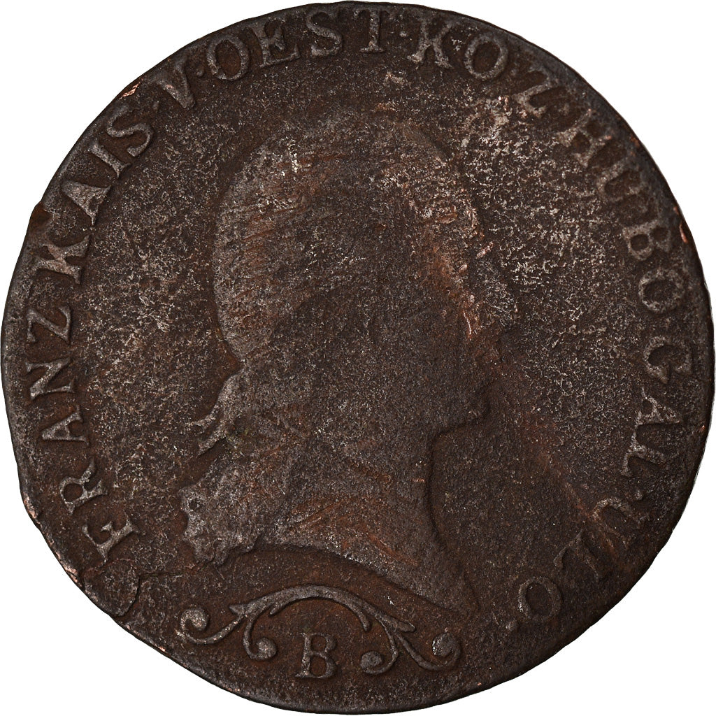 Moneda, Austria, Franz II (I), Kreuzer, 1812, Kremnitz, BC, Cobre, KM:2112