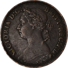 Münze, Großbritannien, Victoria, Farthing, 1884, SS, Bronze, KM:753