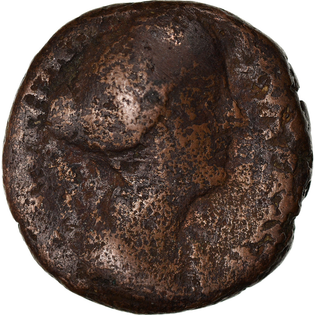 Moneda, Faustina II, As, 145-146, Roma, BC, Bronce, RIC:1389a