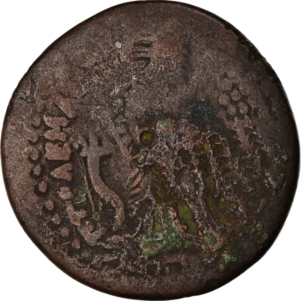 Monnaie, Égypte, Ptolémée III, Bronze Æ, 246-230 BC, Alexandrie, TB, Bronze