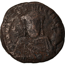 Münze, Constantine VII with Romanus I, Follis, 931-944, Constantinople, S