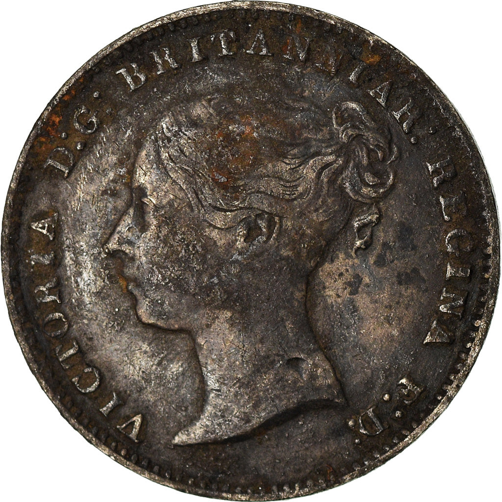 Monnaie, Grande-Bretagne, Victoria, 3 Pence, 1866, TB+, Argent, KM:730