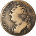 Moneda, Francia, Louis XVI, 12 deniers françois, 12 Deniers, 1792, Dijon, BC