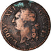 Monnaie, France, Louis XVI, Sol à l'Ecu, 1791, Paris, TB, Cuivre, Gadoury:350