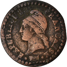 Coin, France, Dupré, Centime, AN 7, Paris, VF(30-35), Bronze, KM:646