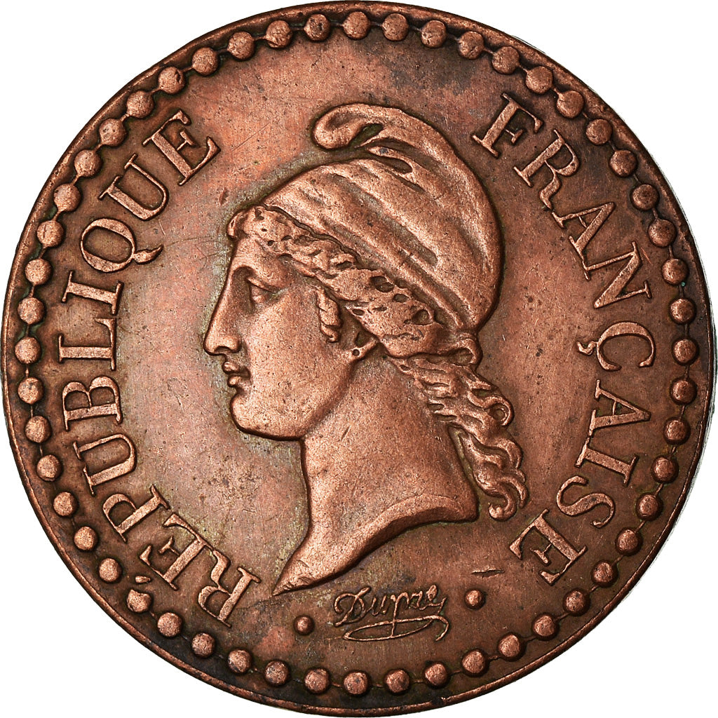 Moeda, França, Dupré, Centime, 1849, Paris, AU(50-53), Bronze, KM:754