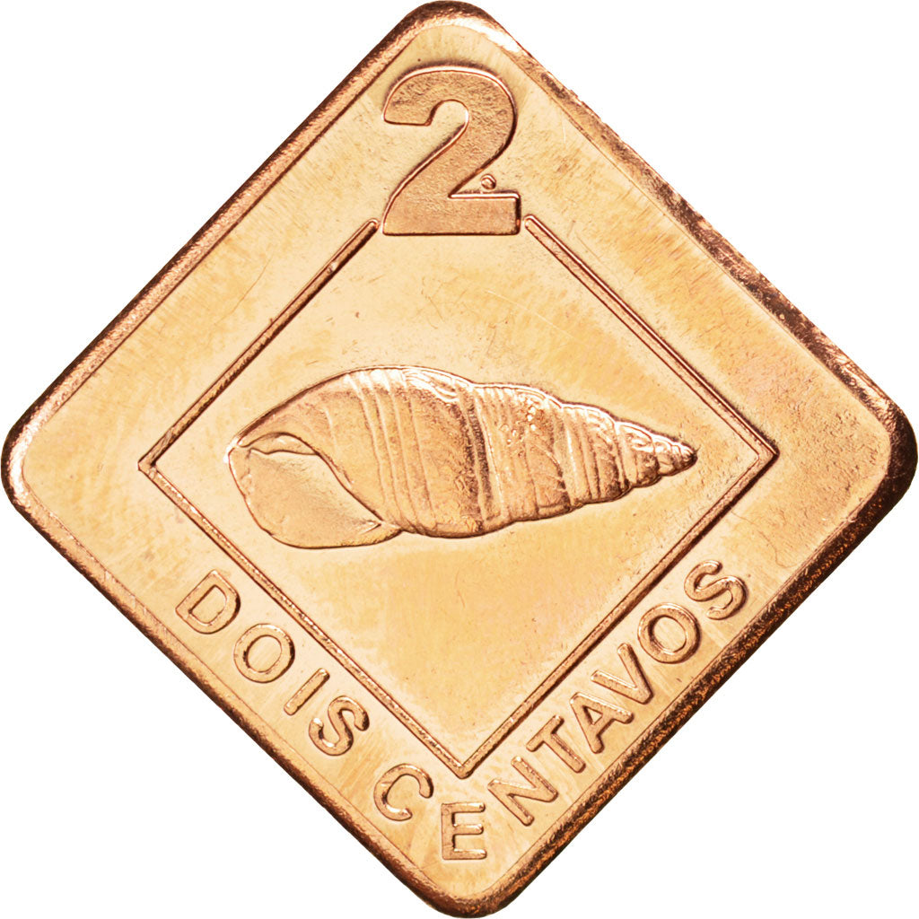 CABINDA, 2 Centavos, 2008, KM #15, MS(63), Copper Plated Steel, 20.08 x 20.08,..