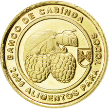 CABINDA, 5 Centavos, 2008, KM #16, MS(63), Brass Plated Steel, 19.95, 4.58