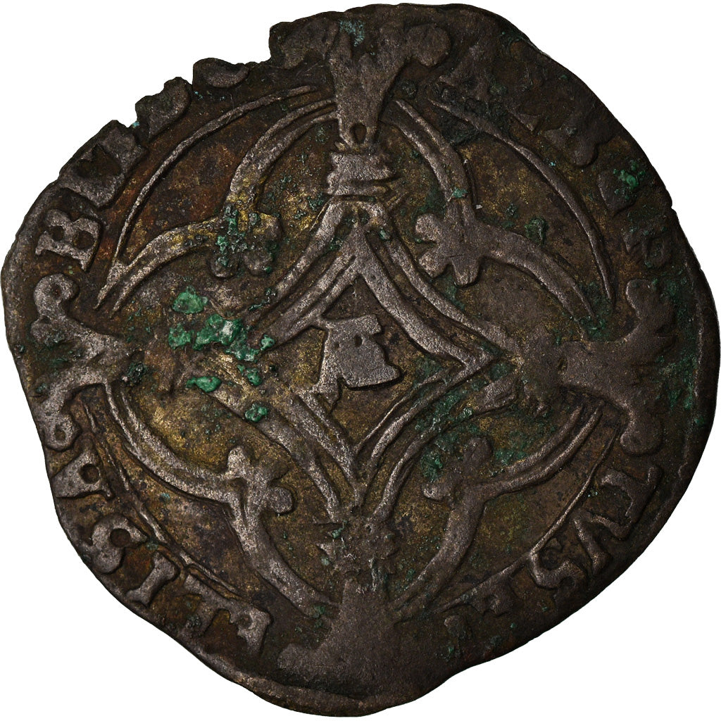 Coin, Spanish Netherlands, TOURNAI, Albert & Isabella, Patard, 1615, VF(30-35)