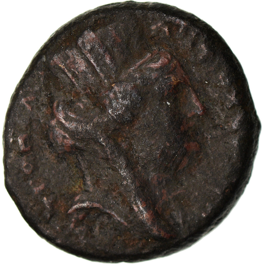 Monnaie, Séleucie et Piérie, Hadrien, Trichalque, 127-128, Antiochia ad
