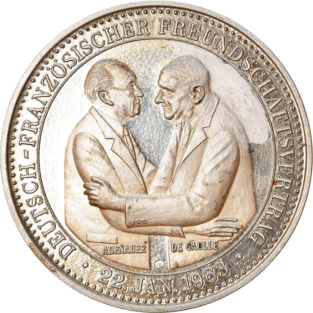 Deutschland, Medaille, 25 Jahre Deutsch-Französische Freundschaft