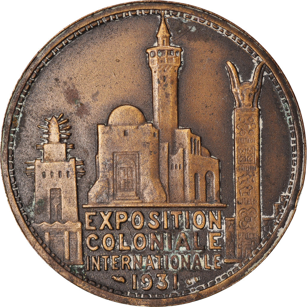 Frankreich, Medaille, Exposition Coloniale Internationale, Paris, Afrique, 1931