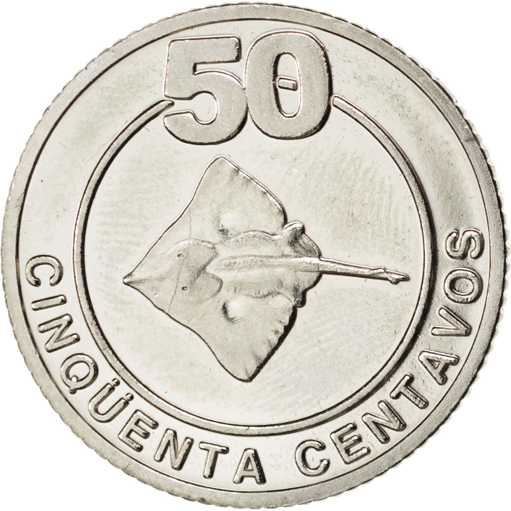 CABINDA, 50 Centavos, 2008, KM #19, MS(63), Nickel Clad Steel, 23.95, 6.79