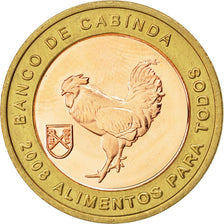 CABINDA, Escudo Convertivel, 2008, KM #20, MS(63), Bi-Metallic, 25.93, 9.10