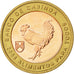 CABINDA, Escudo Convertivel, 2008, KM #20, MS(63), Bi-Metallic, 25.93, 9.10
