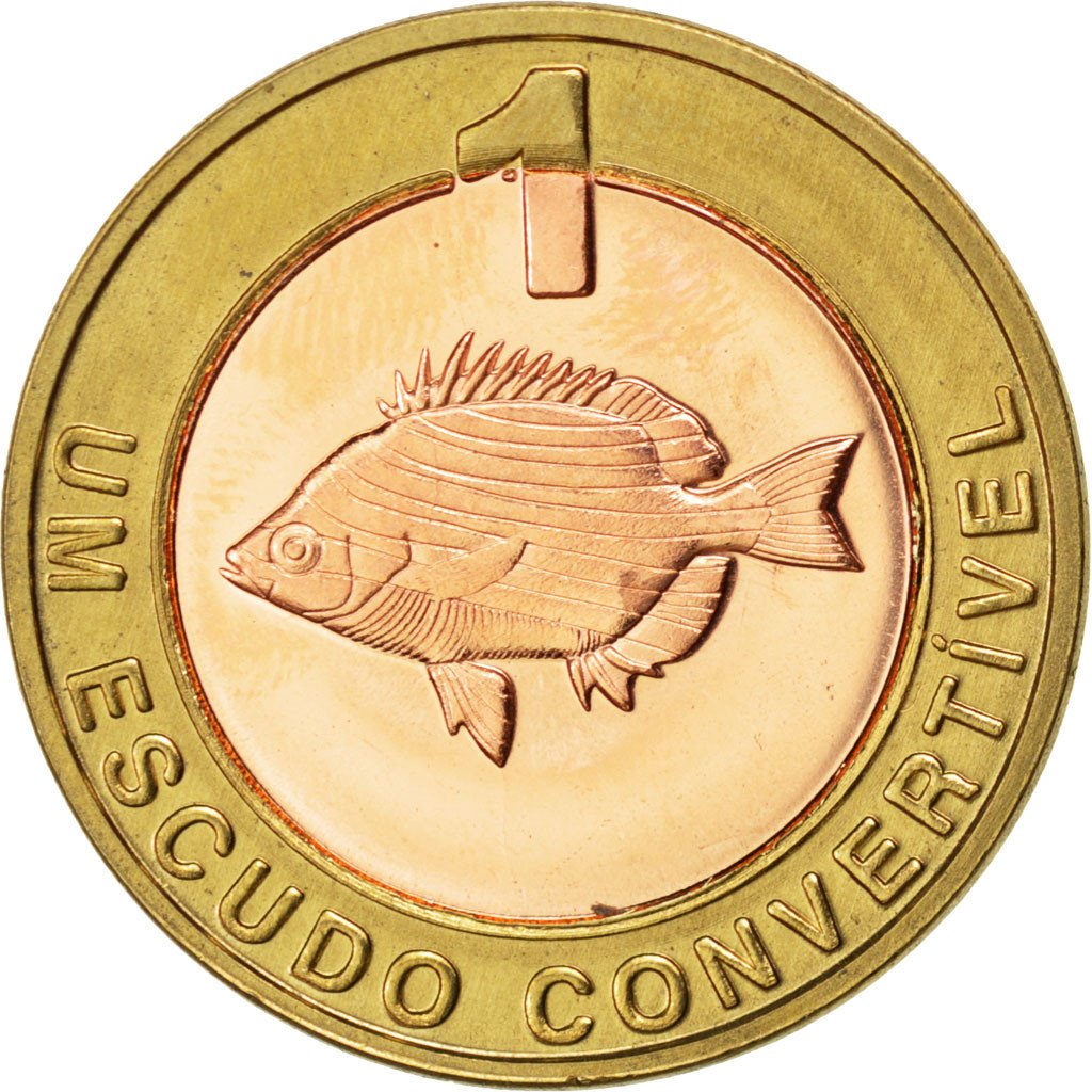 CABINDA, Escudo Convertivel, 2008, KM #20, MS(63), Bi-Metallic, 25.93, 9.10
