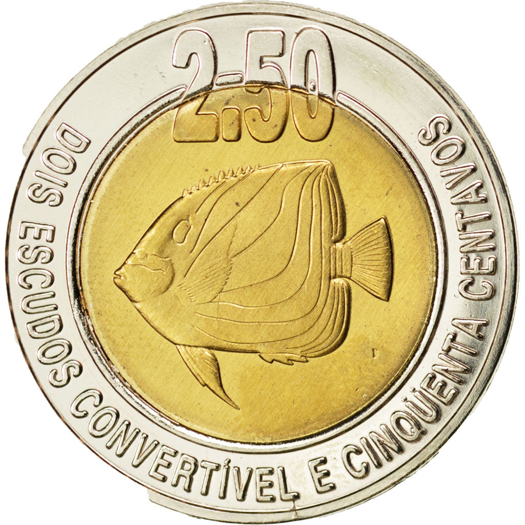 CABINDA, 2.50 Escudo Convertivel, 2008, KM #21, MS(63), Bi-Metallic, 28.09,...