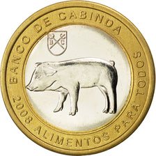CABINDA, 5 Escudo Convertivel, 2008, KM #22, MS(63), Bi-Metallic, 30.04, 11.75