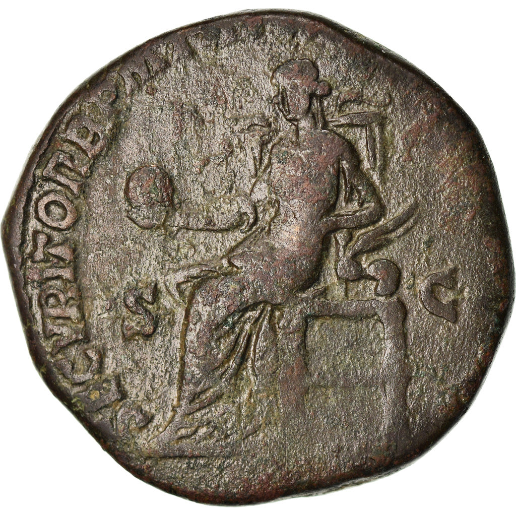 Coin, Commodus, Sestertius, 189, Rome, VF(20-25), Bronze, RIC:545