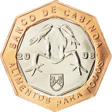 CABINDA, 7-1/2 Escudo Convertivel, 2008, KM #23, MS(63), Bi-Metallic, 34, 12.74