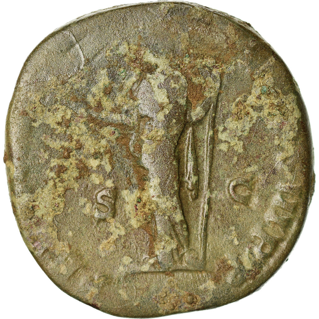 Moneda, Marcus Aurelius, Sestercio, 177-178, Rome, BC+, Bronce, Cohen:184