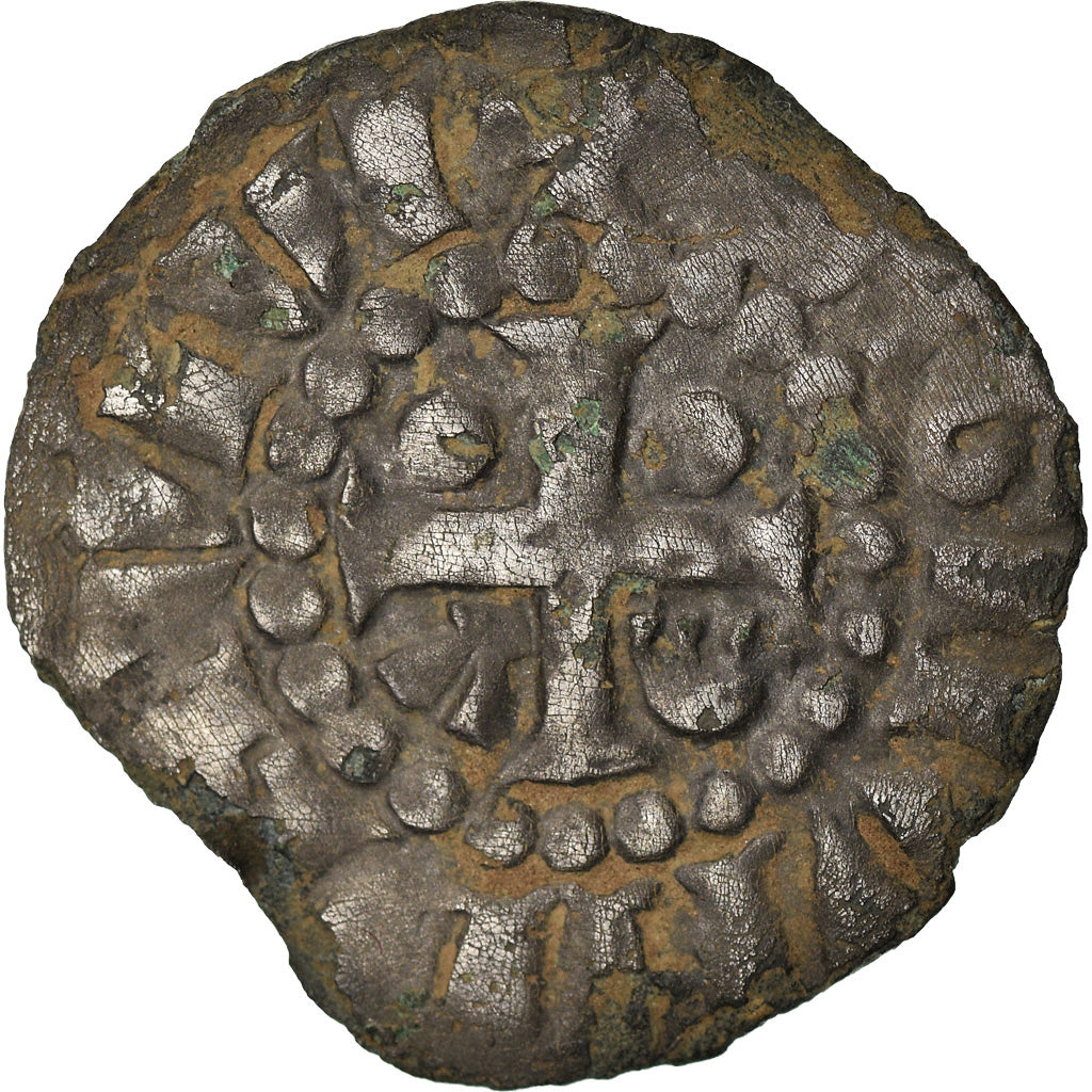 Coin, France, Herbert I, Denarius, Le Mans, Immobilized type, VF(30-35), Silver