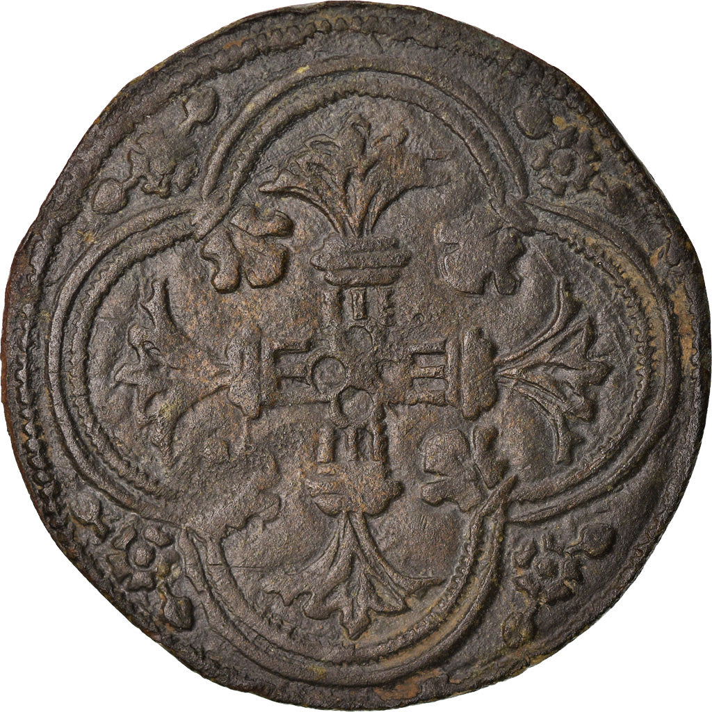 Francia, Token, Jeton de Compte, XVth Century, BB, Bronzo