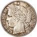 Moneta, Francia, Cérès, Franc, 1872, Paris, MB+, Argento, KM:822.1