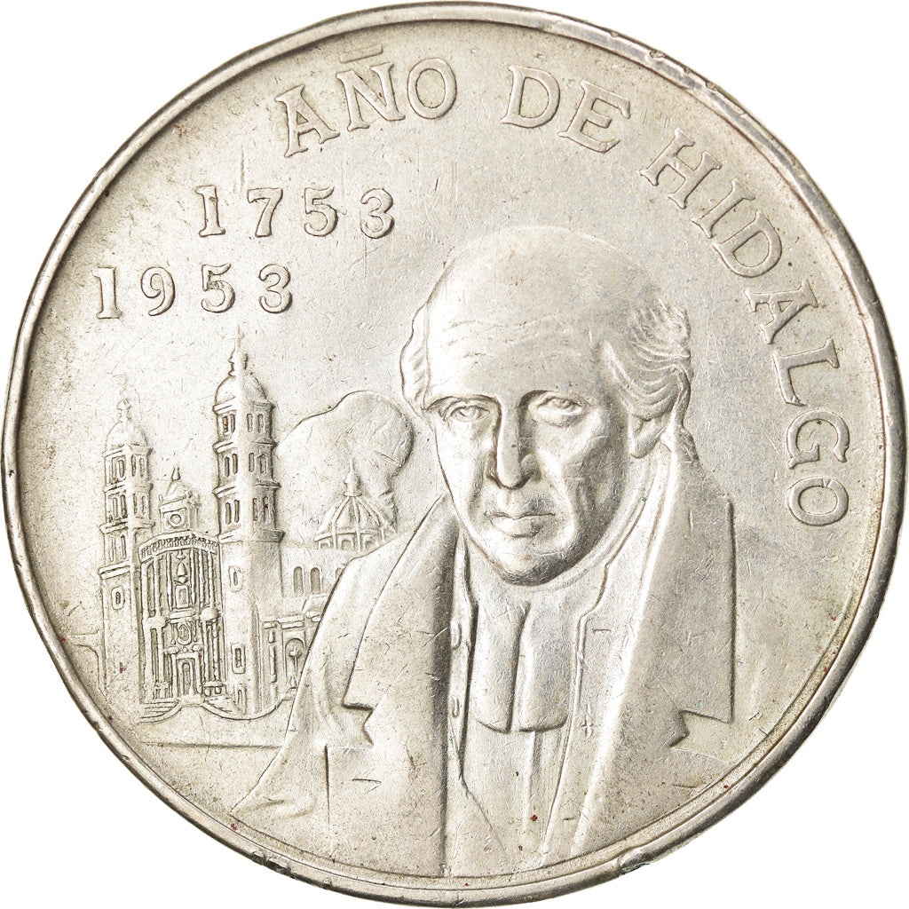 Münze, Mexiko, 5 Pesos, 1953, Mexico City, SS, Silber, KM:468
