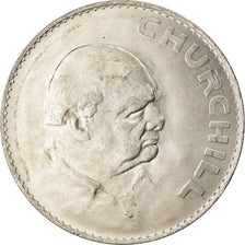 Moneta, Gran Bretagna, Elizabeth II, Churchill, Crown, 1965, BB, Rame-nichel