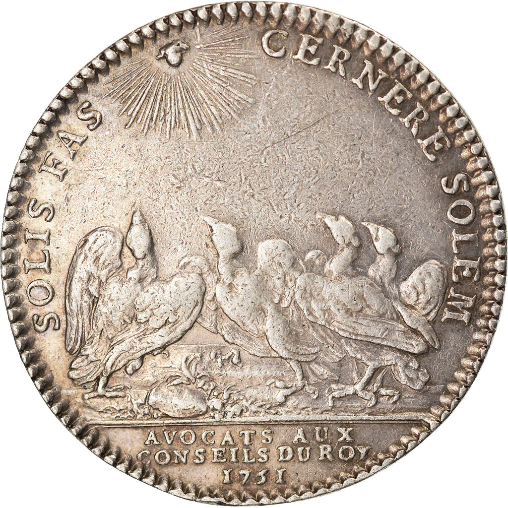 France, Token, Royal, Louis XV, Avocats au Conseil du Roi, 1751, Duvivier